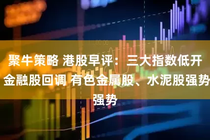 聚牛策略 港股早评：三大指数低开 金融股回调 有色金属股、水泥股强势